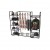 Стеллаж для одежды ИМАТО-1707с со стеклом в стиле Loft