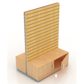 Стойка с экономпанелями островная КС-303т