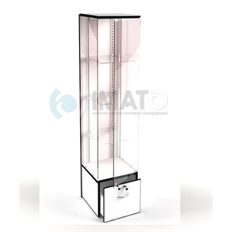 ВПН-401 Витрина стеклянная "стаканчик" с накопителем