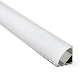 Угловой алюминиевый профиль для светодиодной ленты 1м
