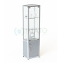 ВА-630 Витрина из алюминиевого профиля с накопителем , цвет серый