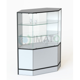 Прима-3  Остекленная угловая витрина