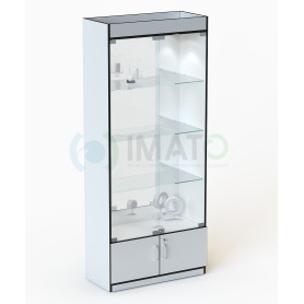 В-164-З Стандартная витрина с подсветкой №106, стенка зеркало 