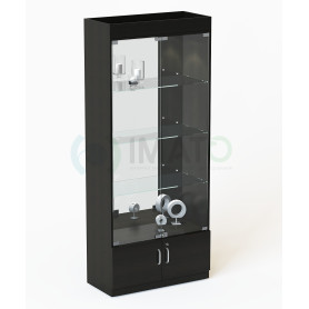 В-164-З Стандартная витрина с подсветкой №106, стенка зеркало 